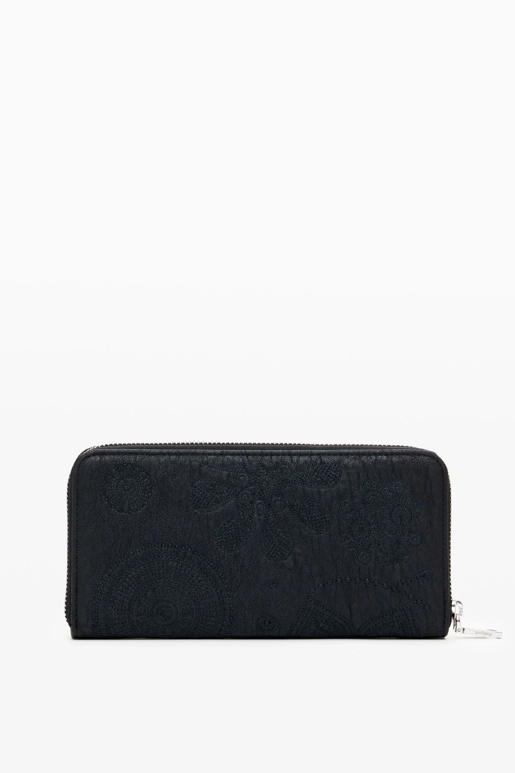 Cartera grande bordado flores