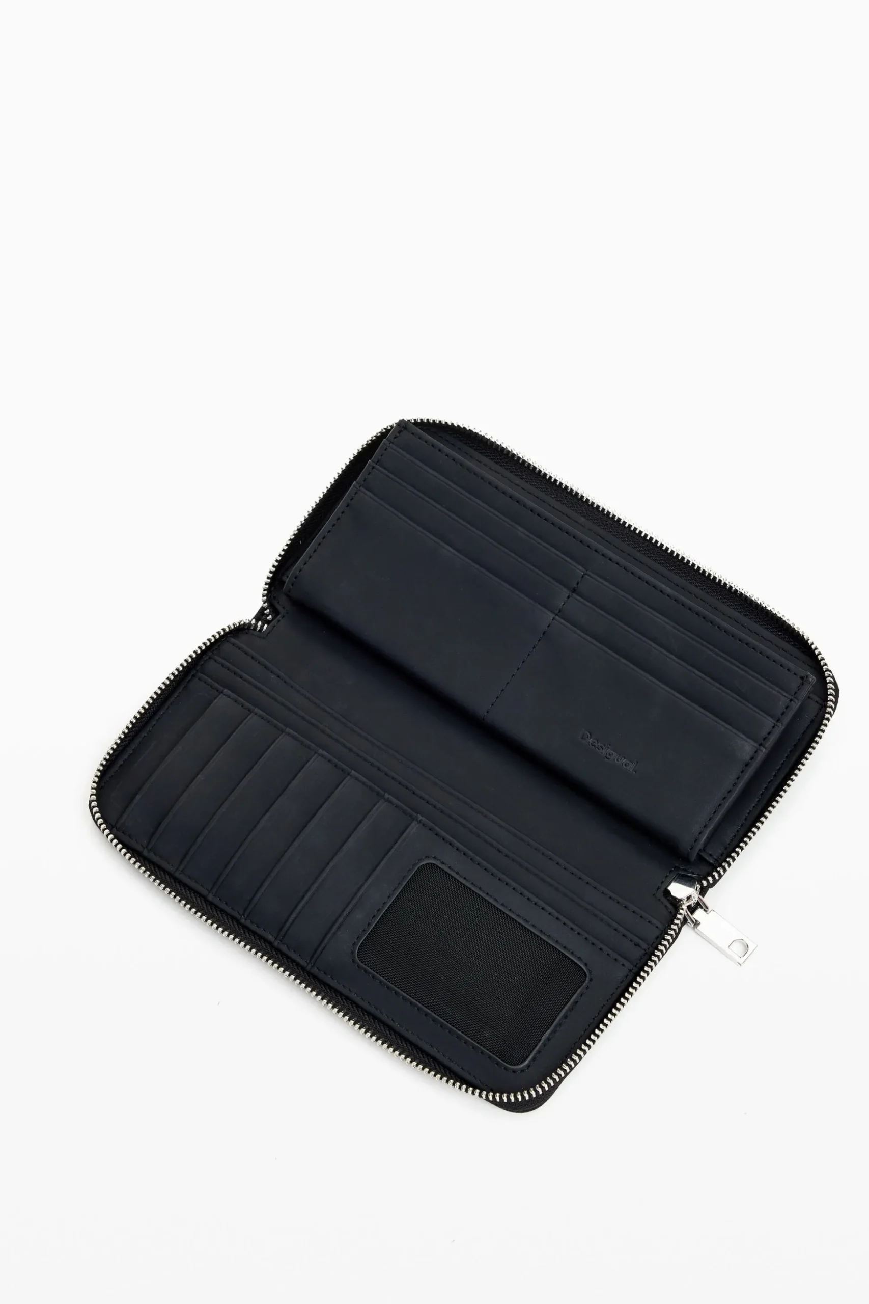 Cartera grande bordado flores