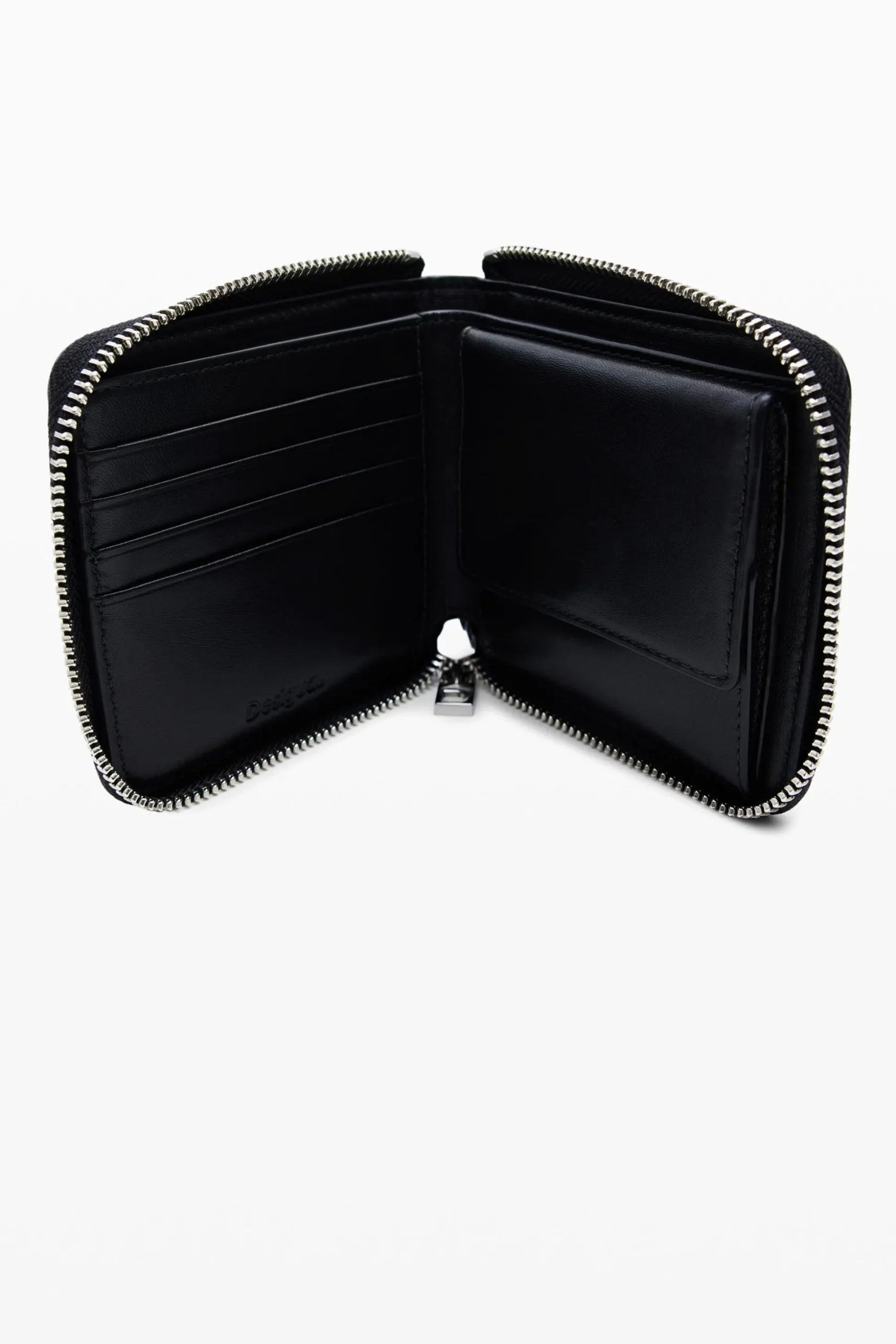 Cartera piel M acolchada