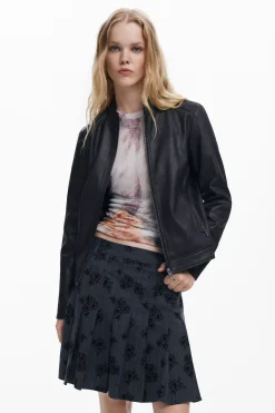 Cazadora biker slim