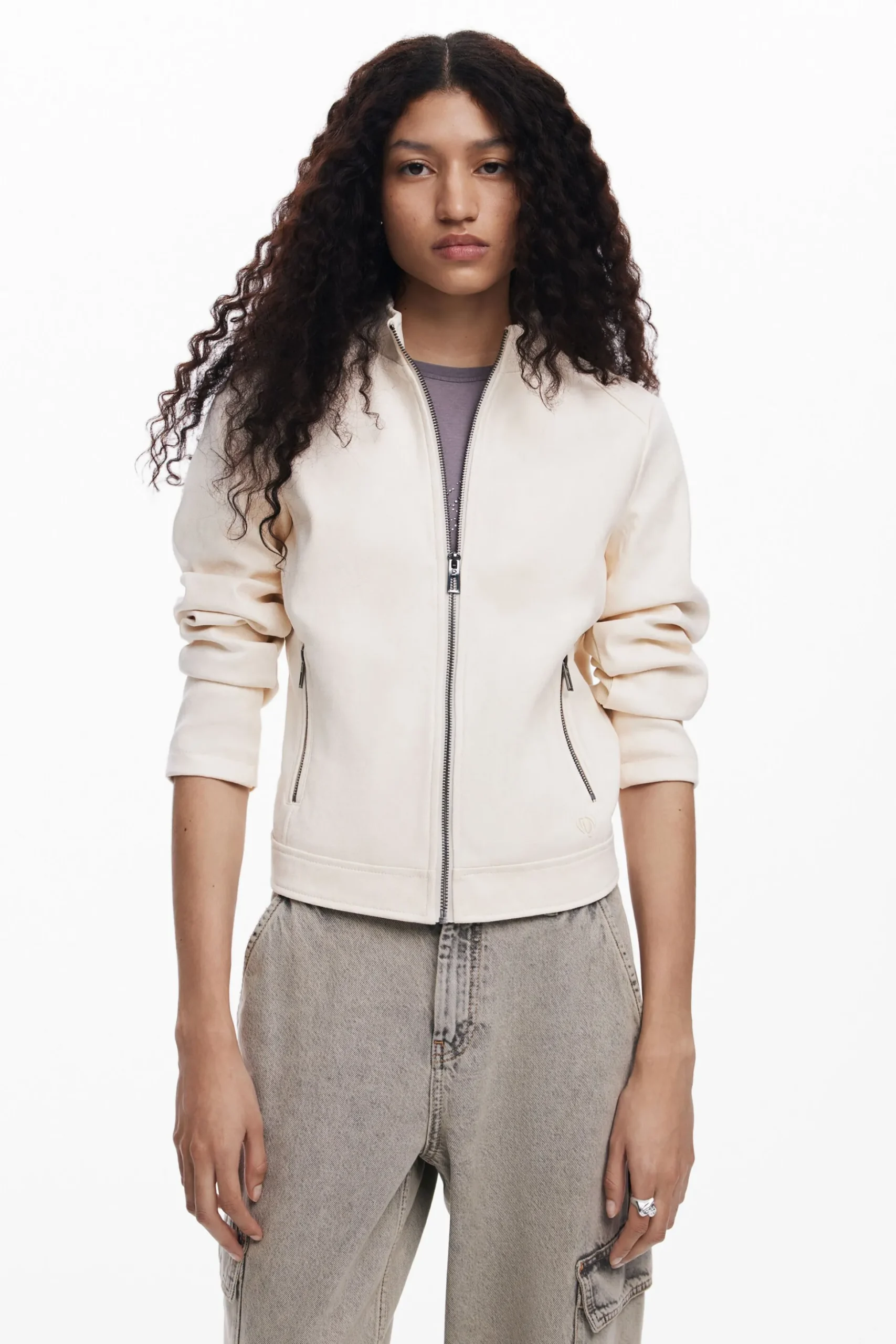 Cazadora biker slim