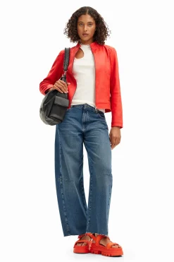 Cazadora biker slim