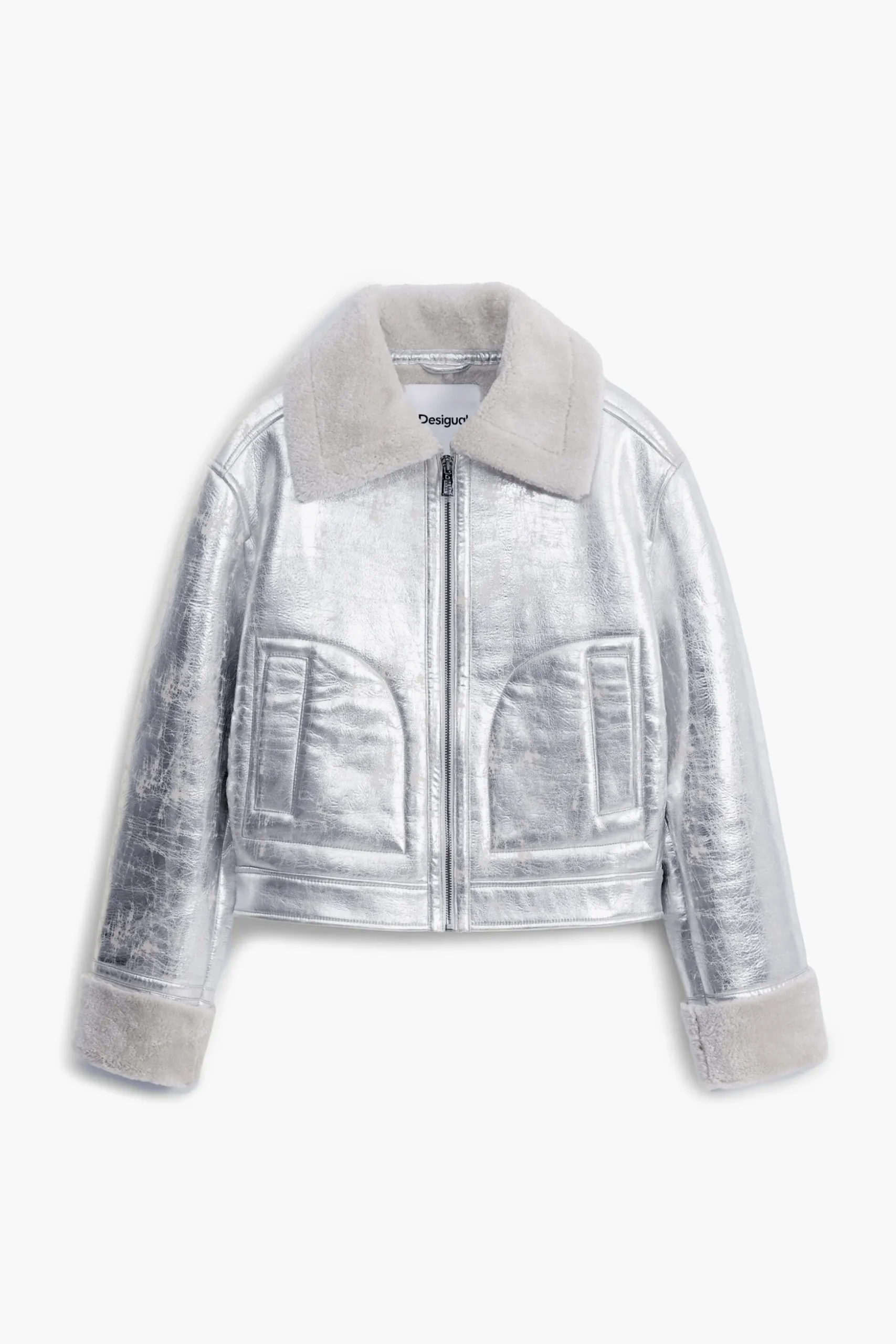 Cazadora metalizada