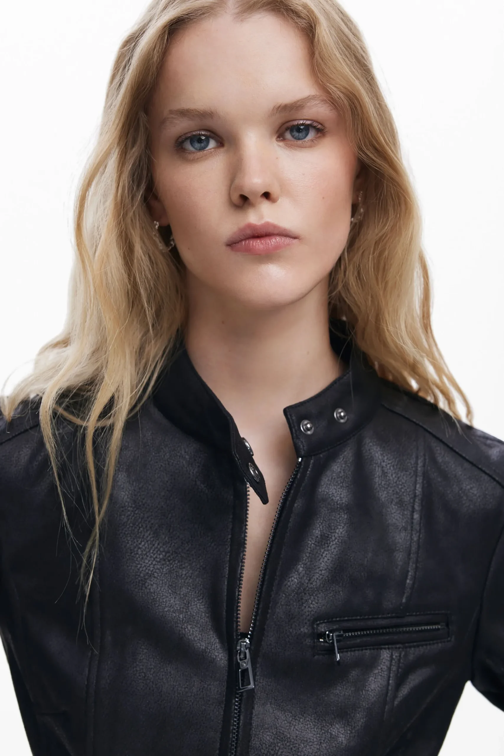 Chaqueta biker regular