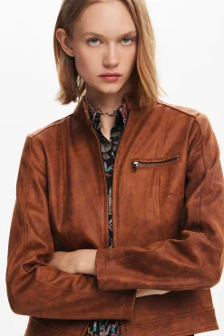 Chaqueta biker regular