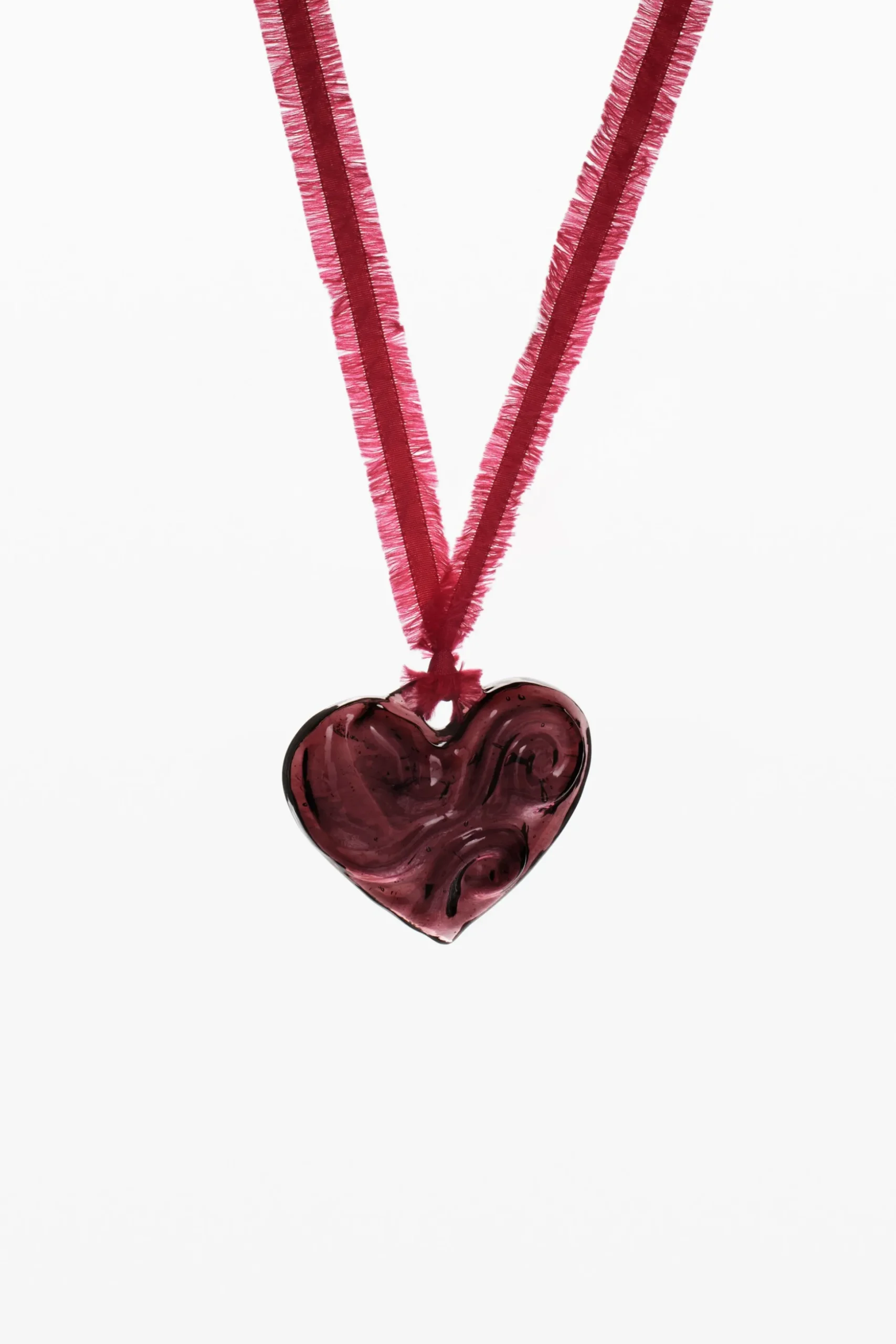 Colgante corazón cristal grande Zalio