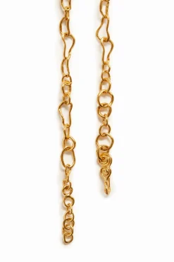 Collar corazón baño oro Zalio