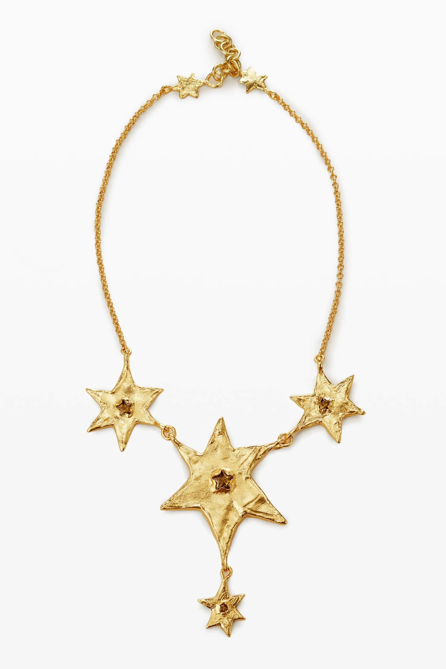 Collar de cadena estrellas colgantes Zalio