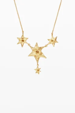 Collar de cadena estrellas colgantes Zalio