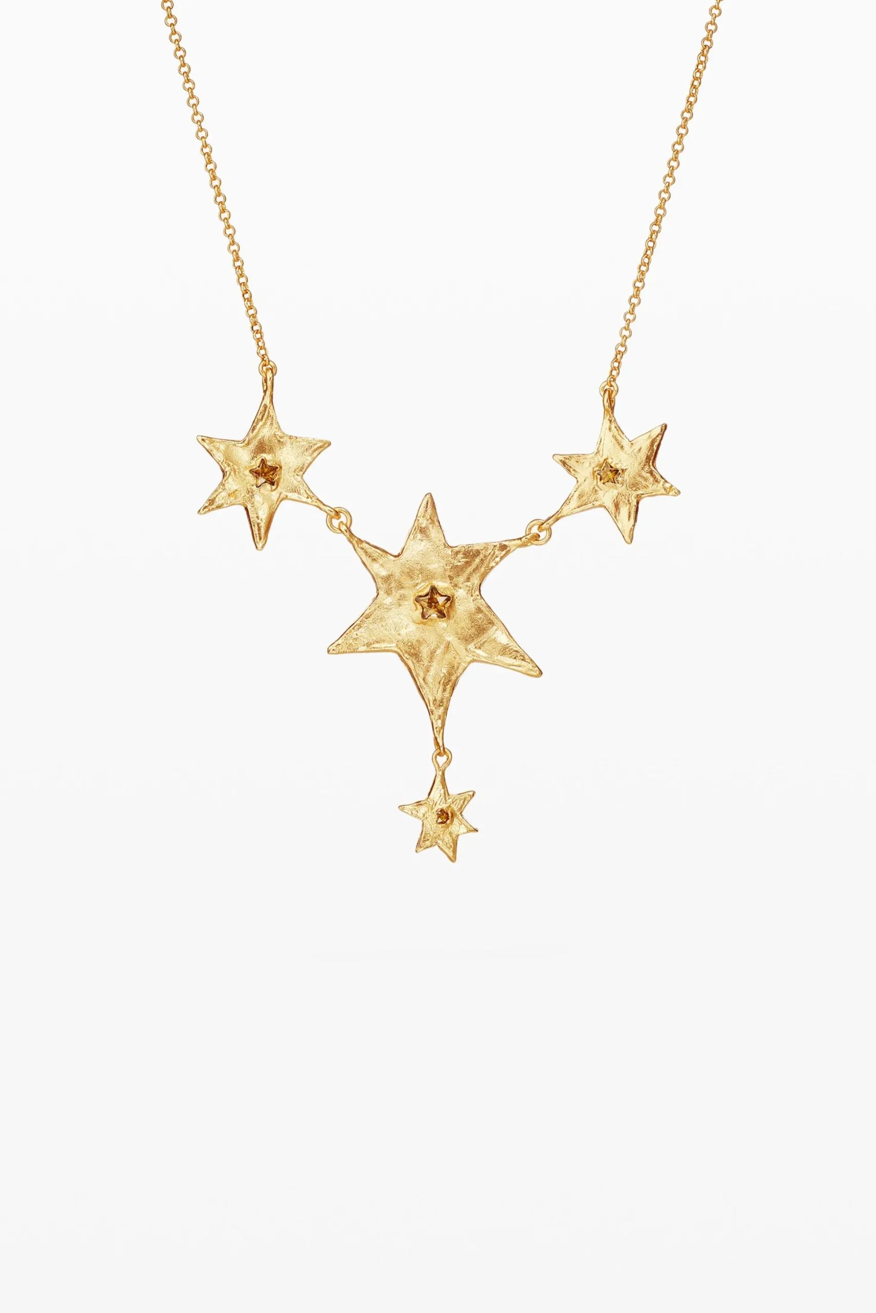 Collar de cadena estrellas colgantes Zalio