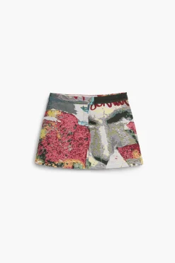 Falda corta flores M. Christian Lacroix