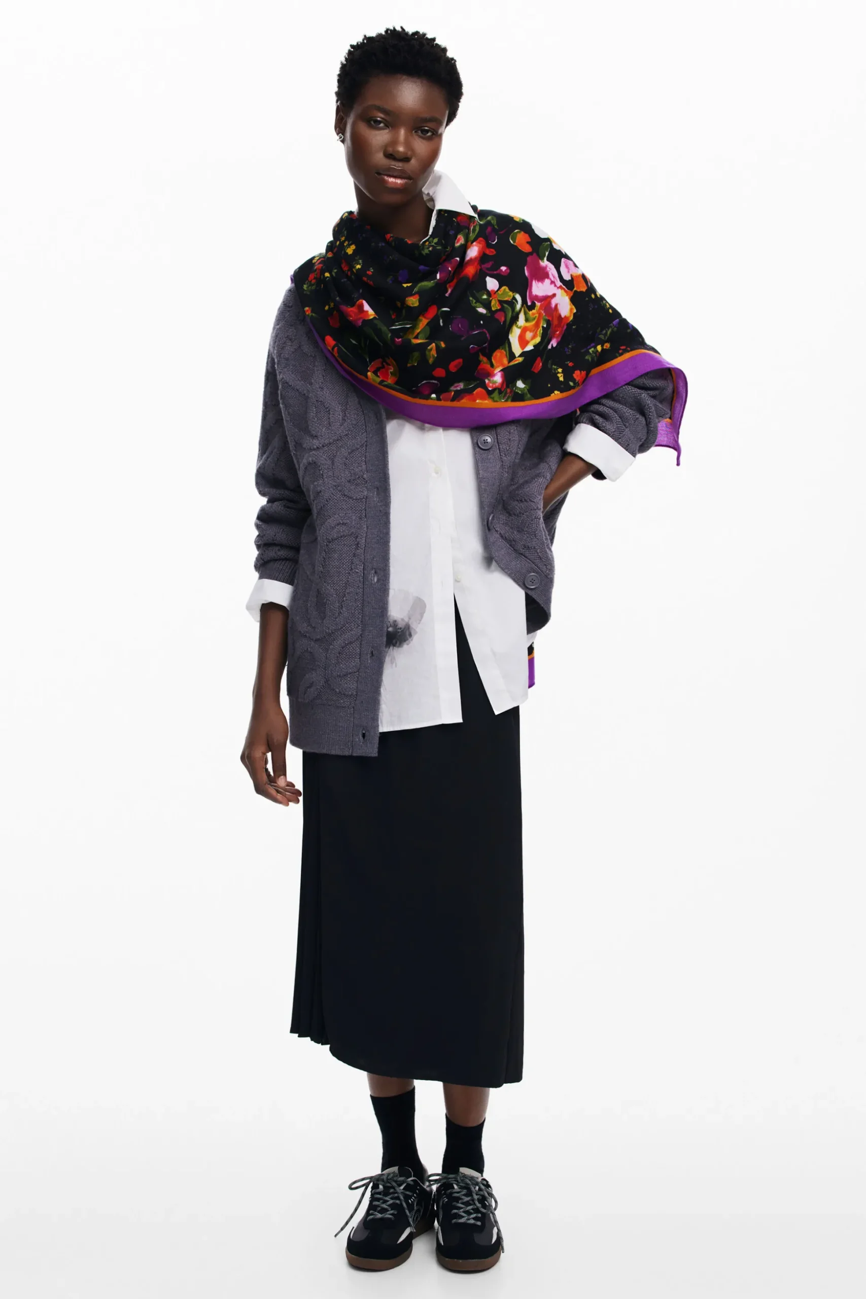 Foulard flores