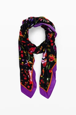 Foulard flores