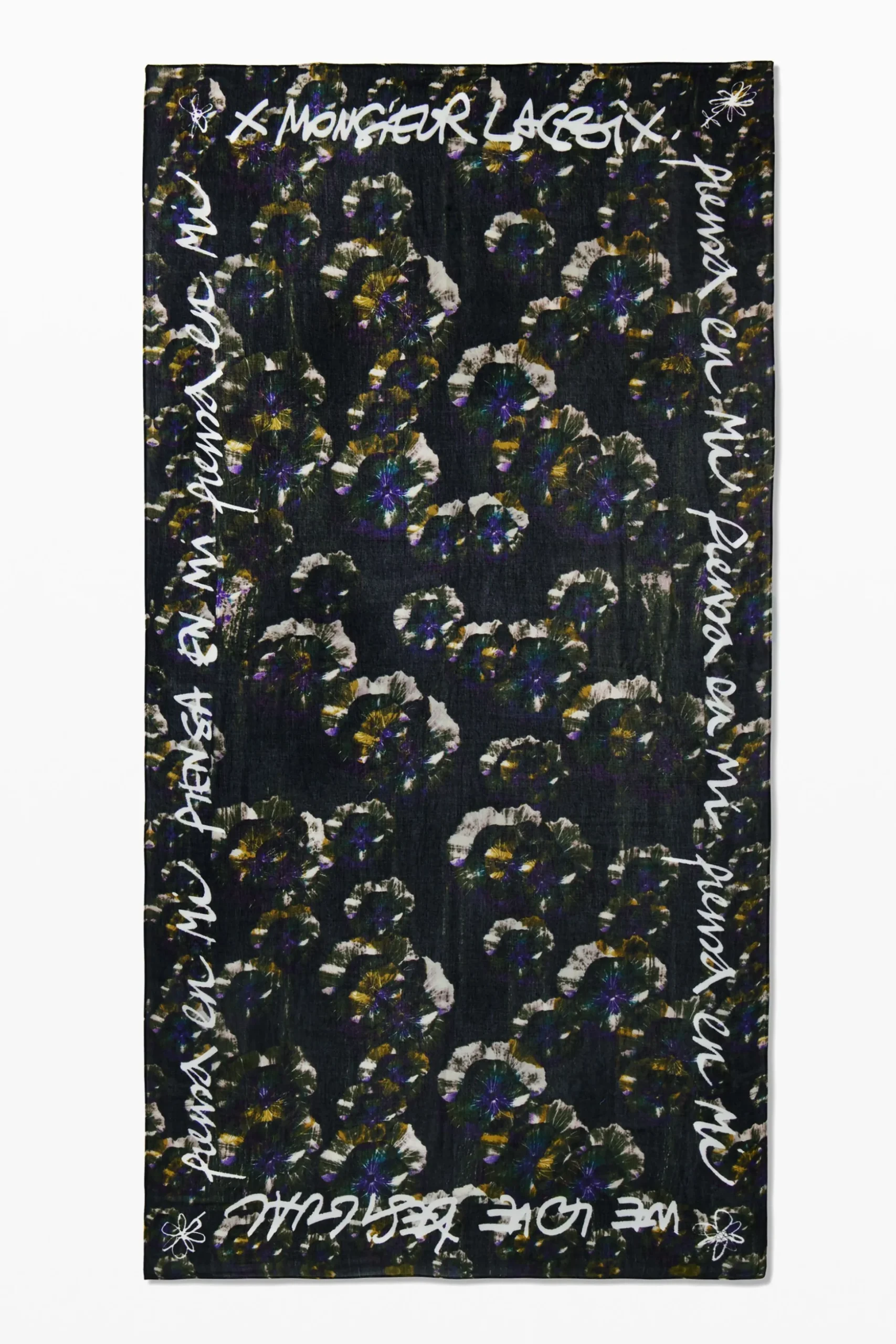 Foulard flores M. Christian Lacroix