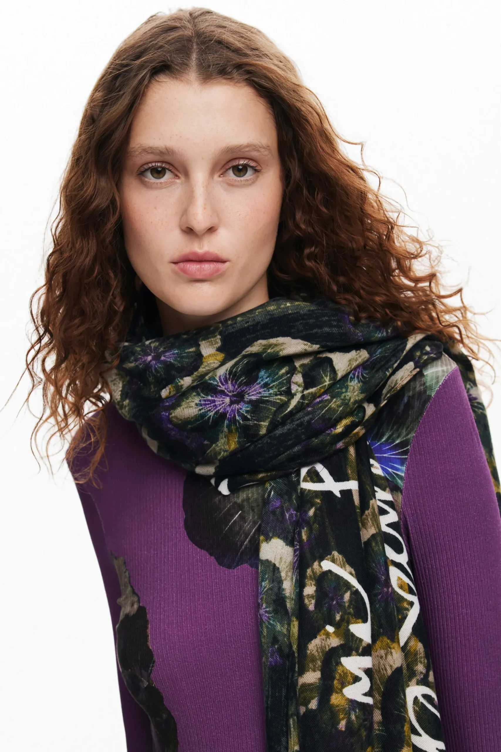 Foulard flores M. Christian Lacroix