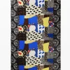 Foulard patch floral