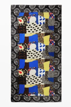 Foulard patch floral