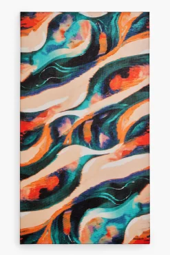 Foulard rectangular estampado