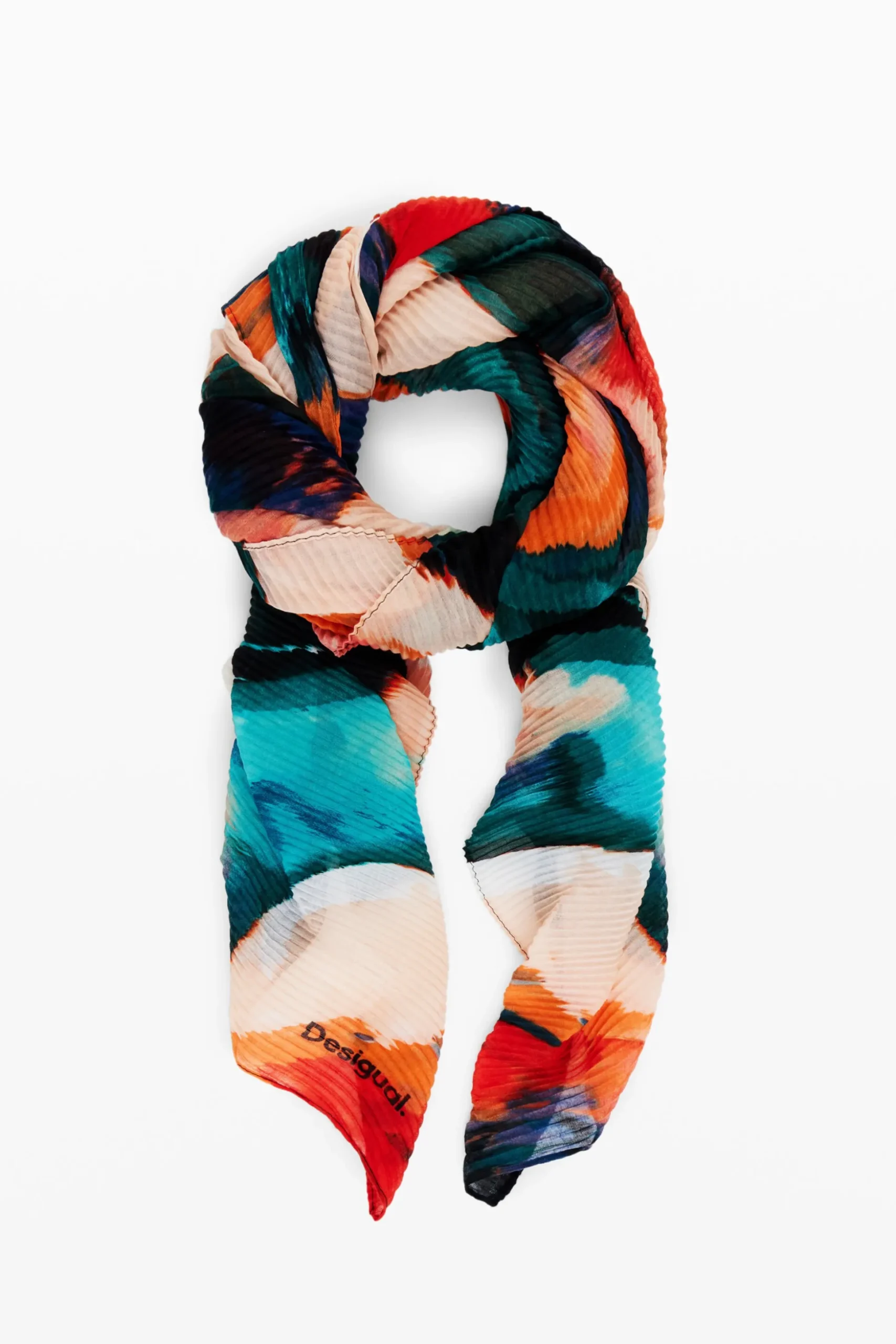Foulard rectangular estampado