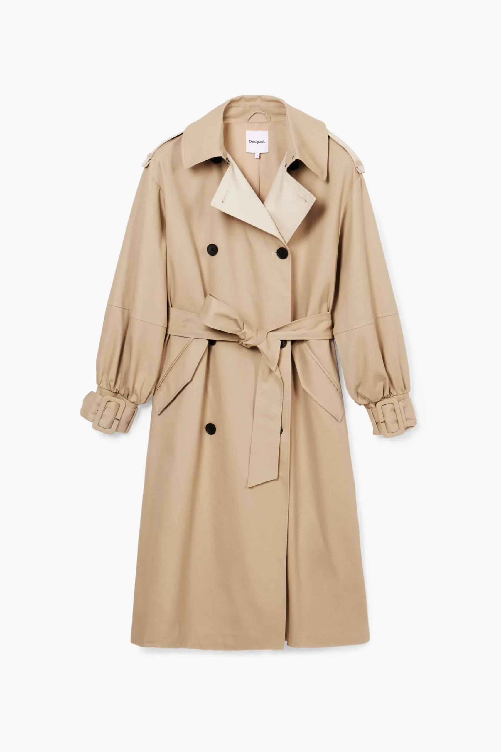 Gabardina combinada