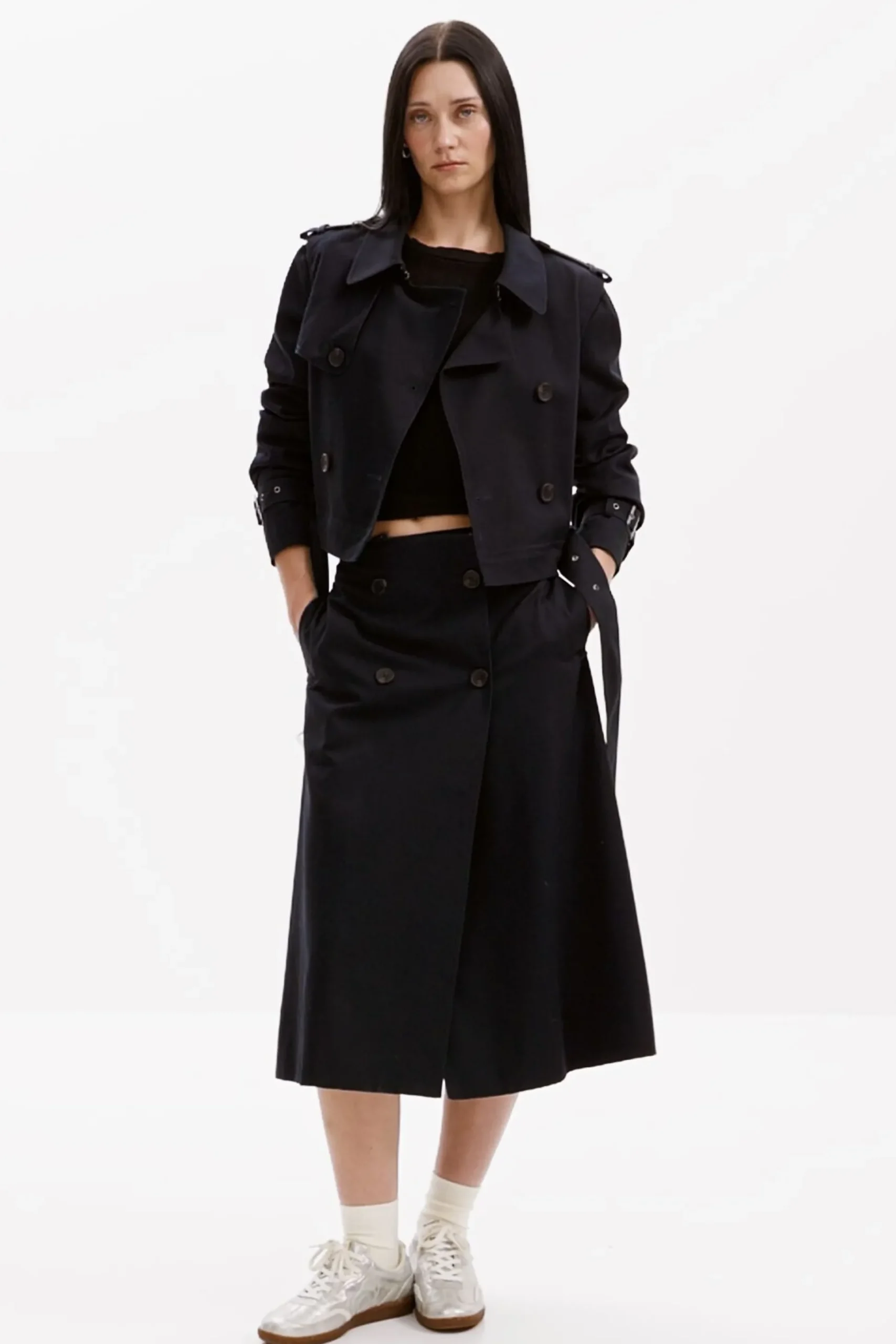 Gabardina desmontable