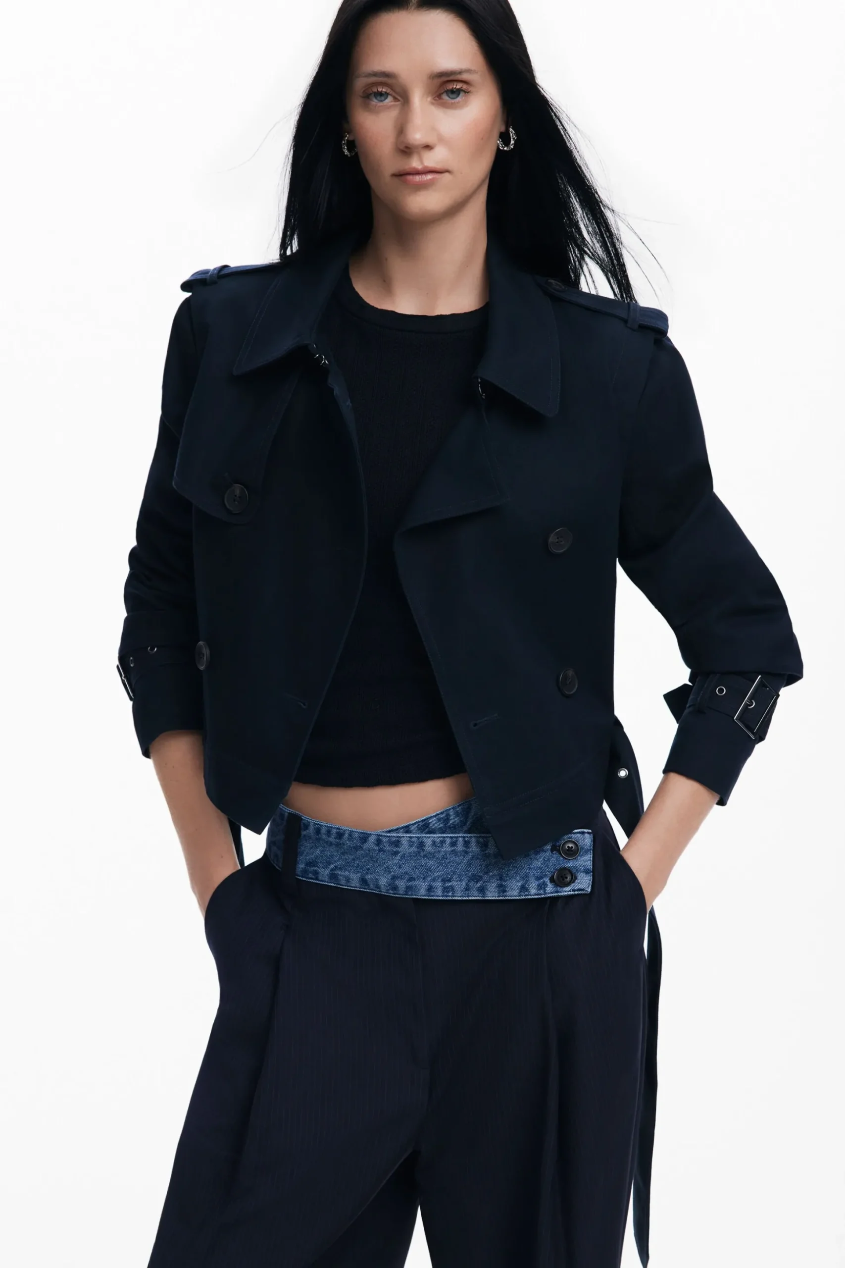 Gabardina desmontable
