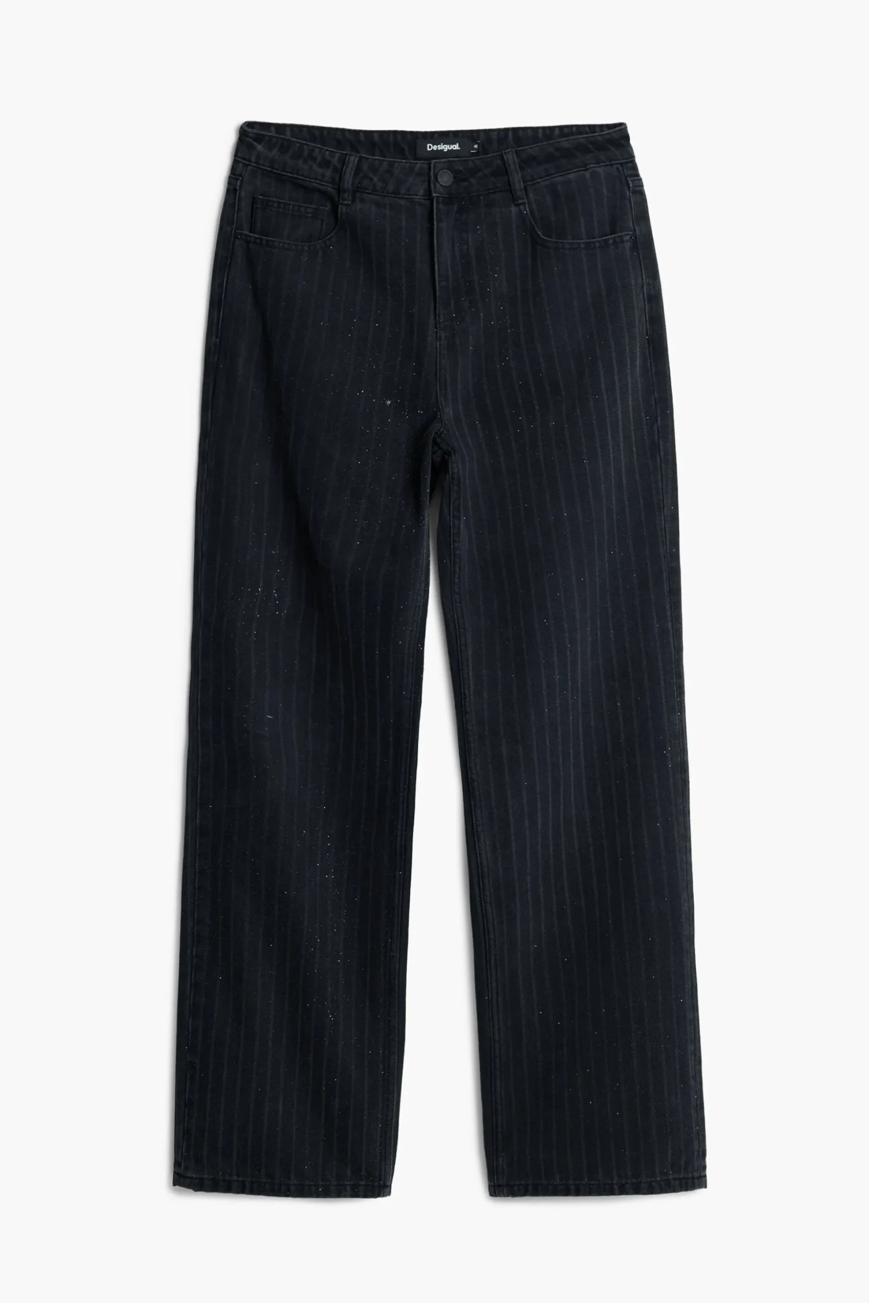 Jeans rectos pespuntes
