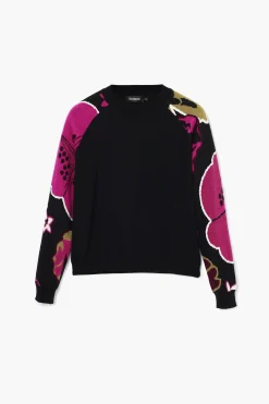 Jersey mangas flores