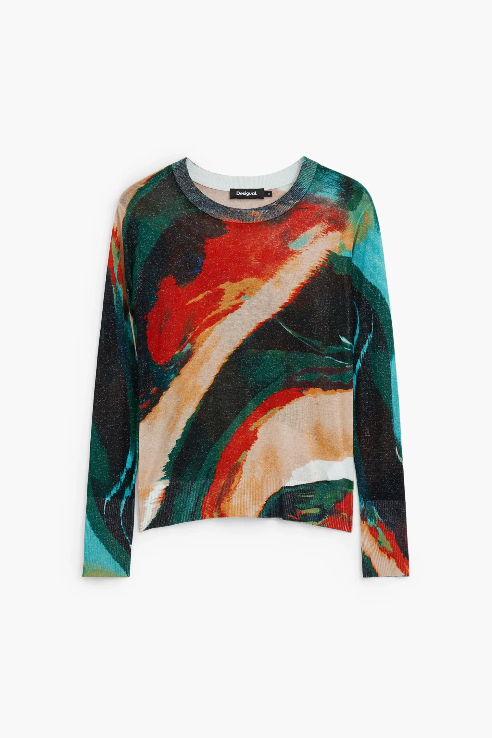 Jersey punto fino arty difuminado