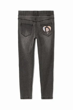 Leggings denim elásticos