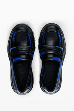 Mocasines chunky cuero