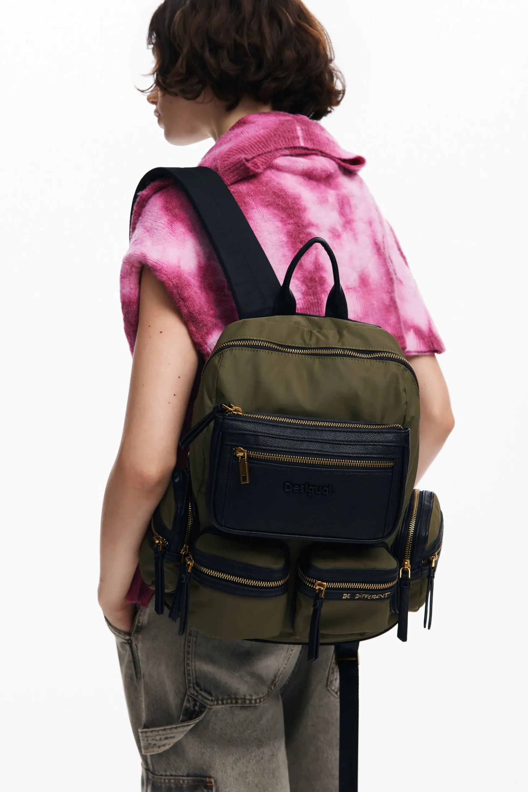 Mochila de nailon de alta capacidad