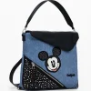 Mochila L denim Mickey