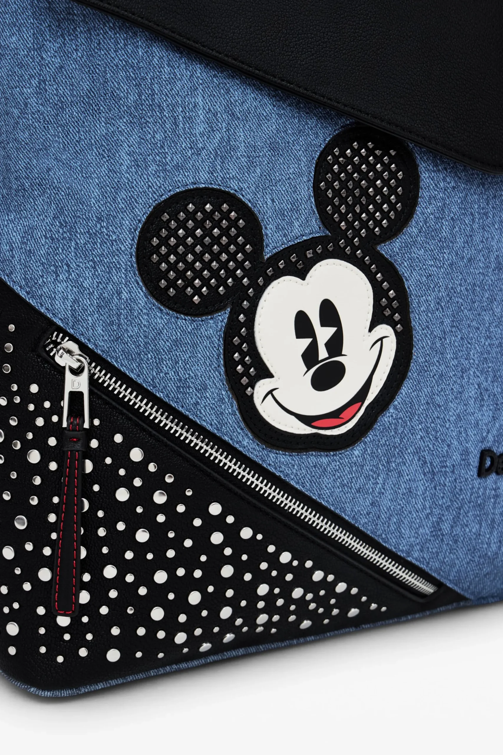 Mochila L denim Mickey