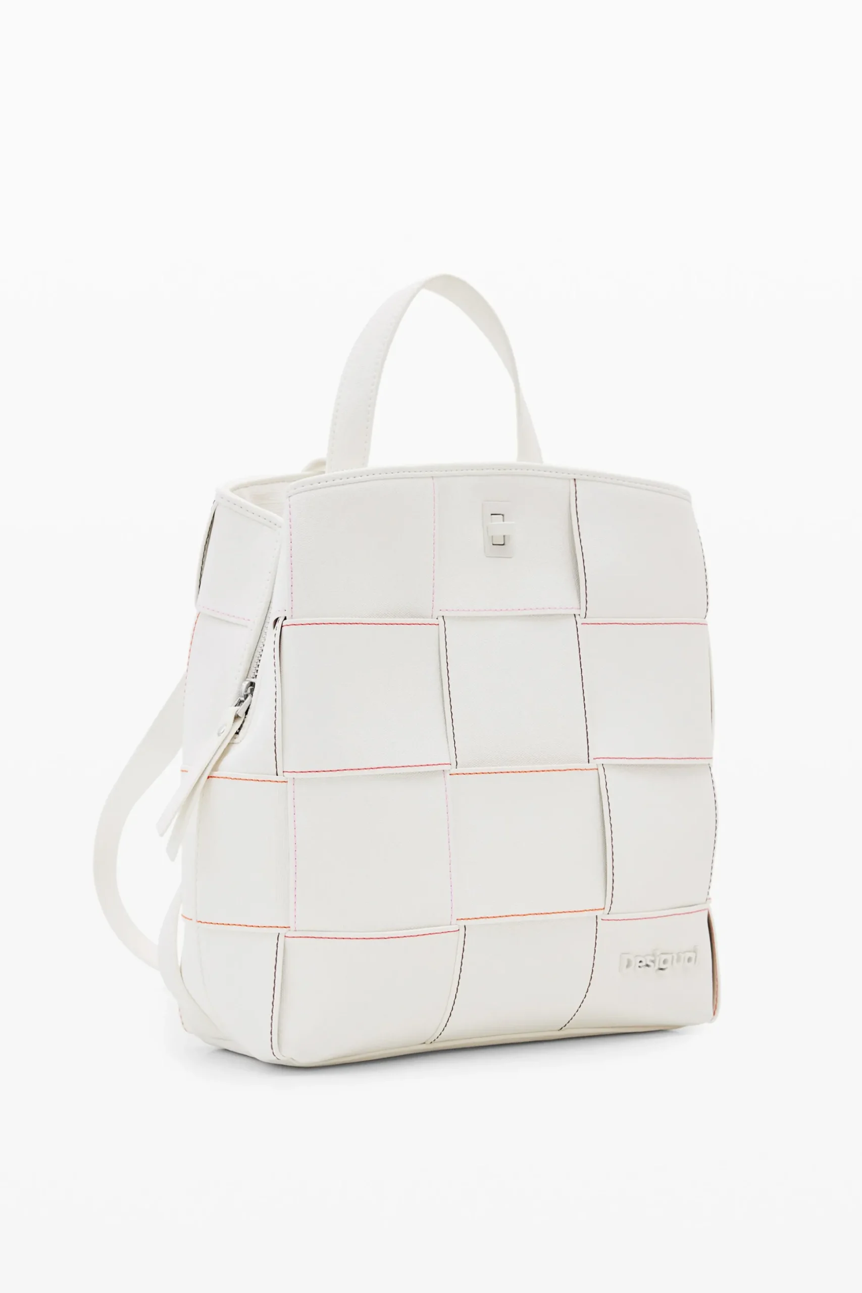 Mochila S trenzada pespuntes