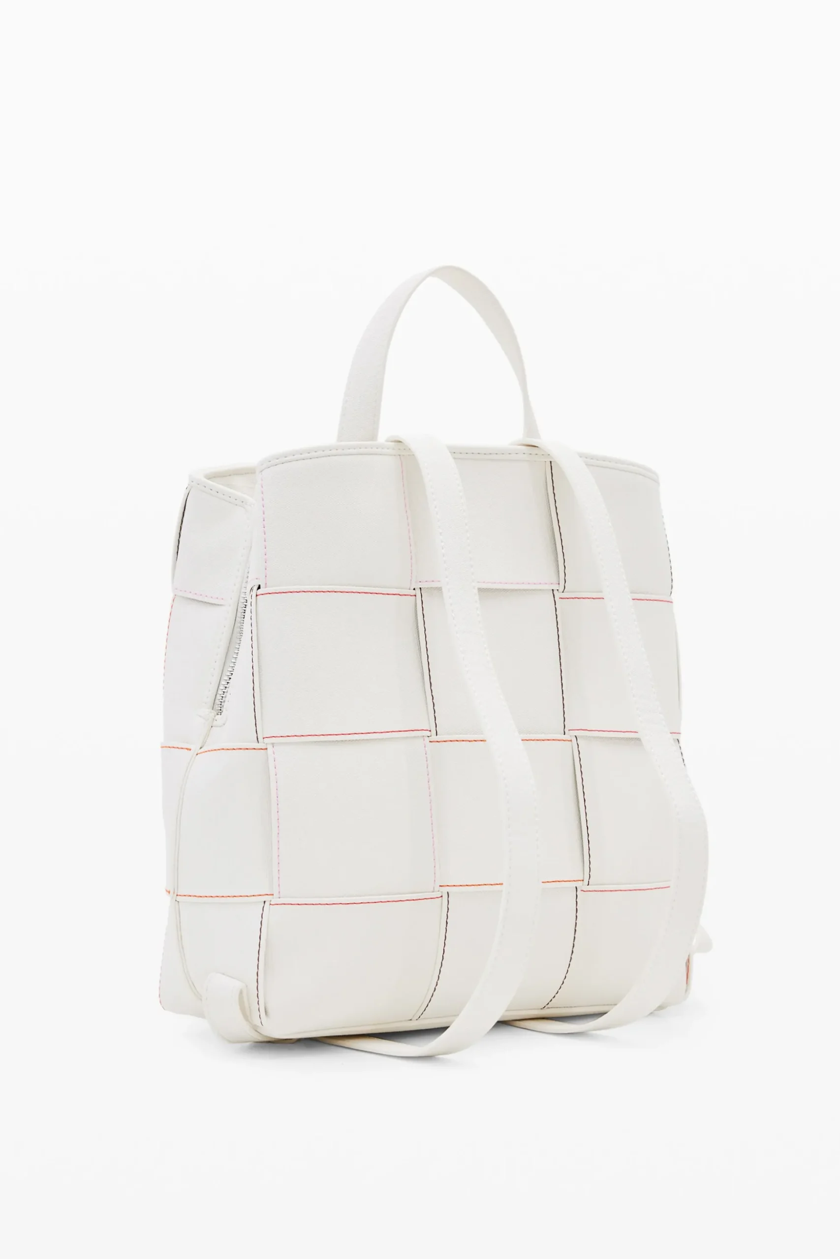 Mochila S trenzada pespuntes