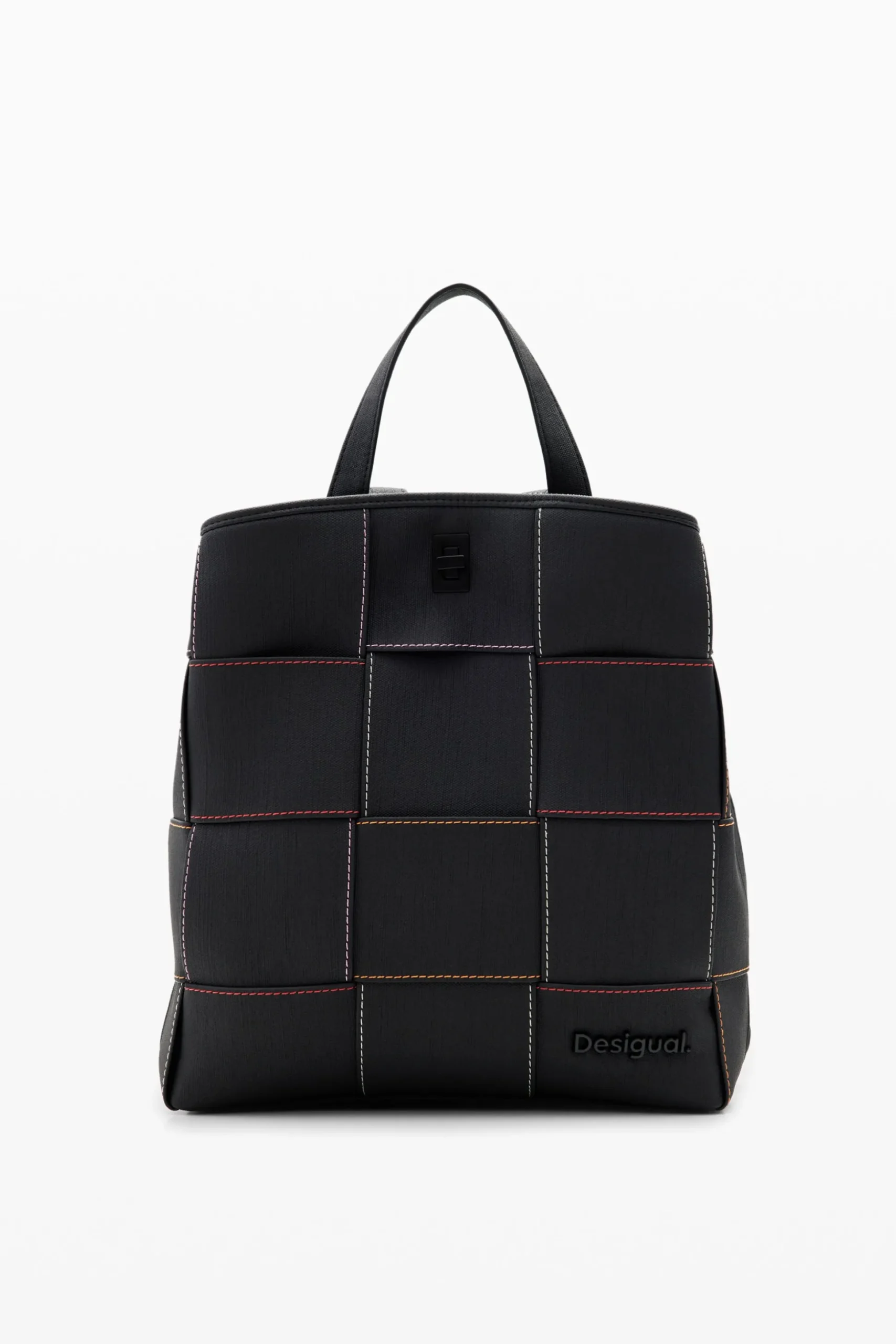 Mochila S trenzada pespuntes