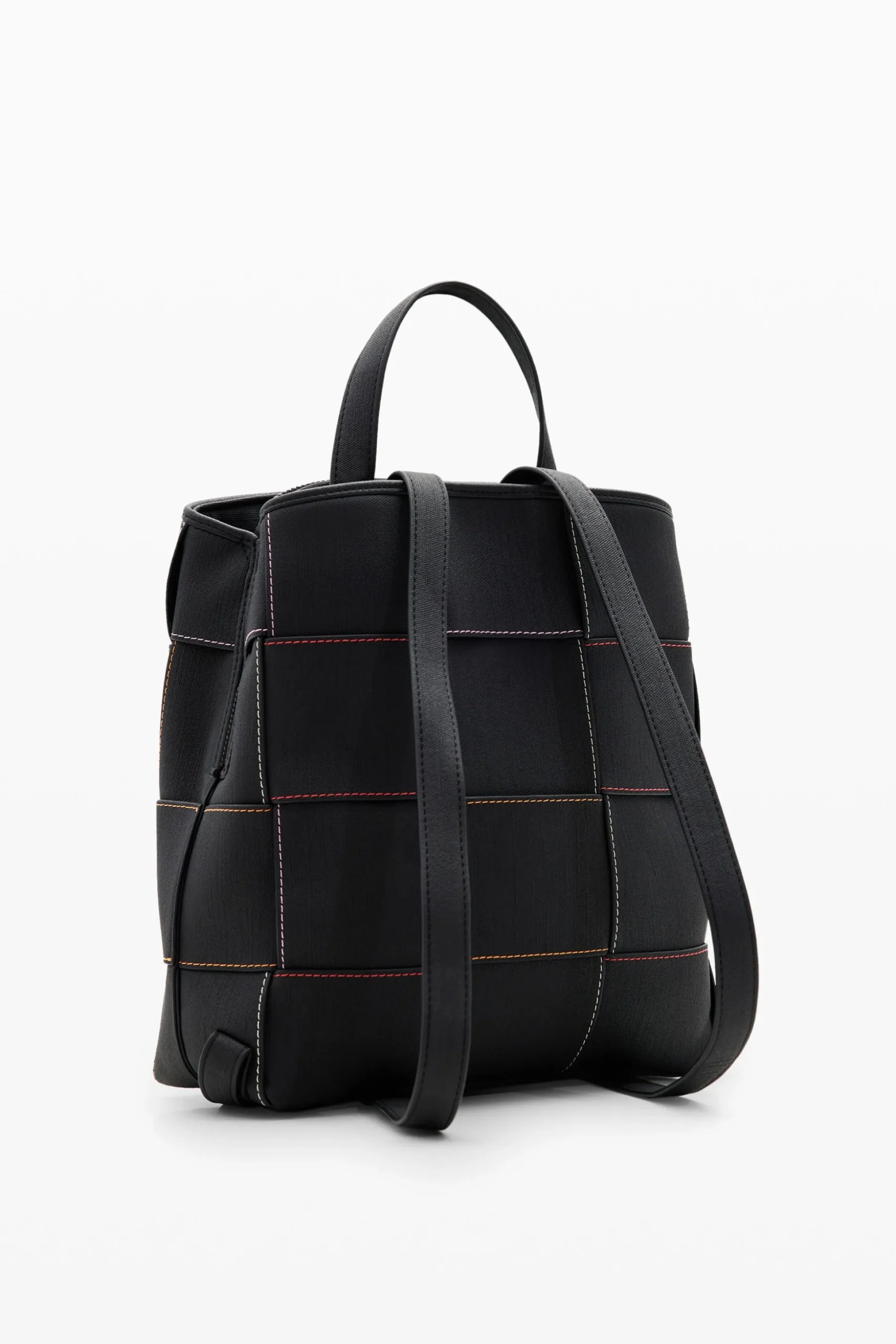 Mochila S trenzada pespuntes