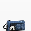 Monedero L denim Mickey Mouse