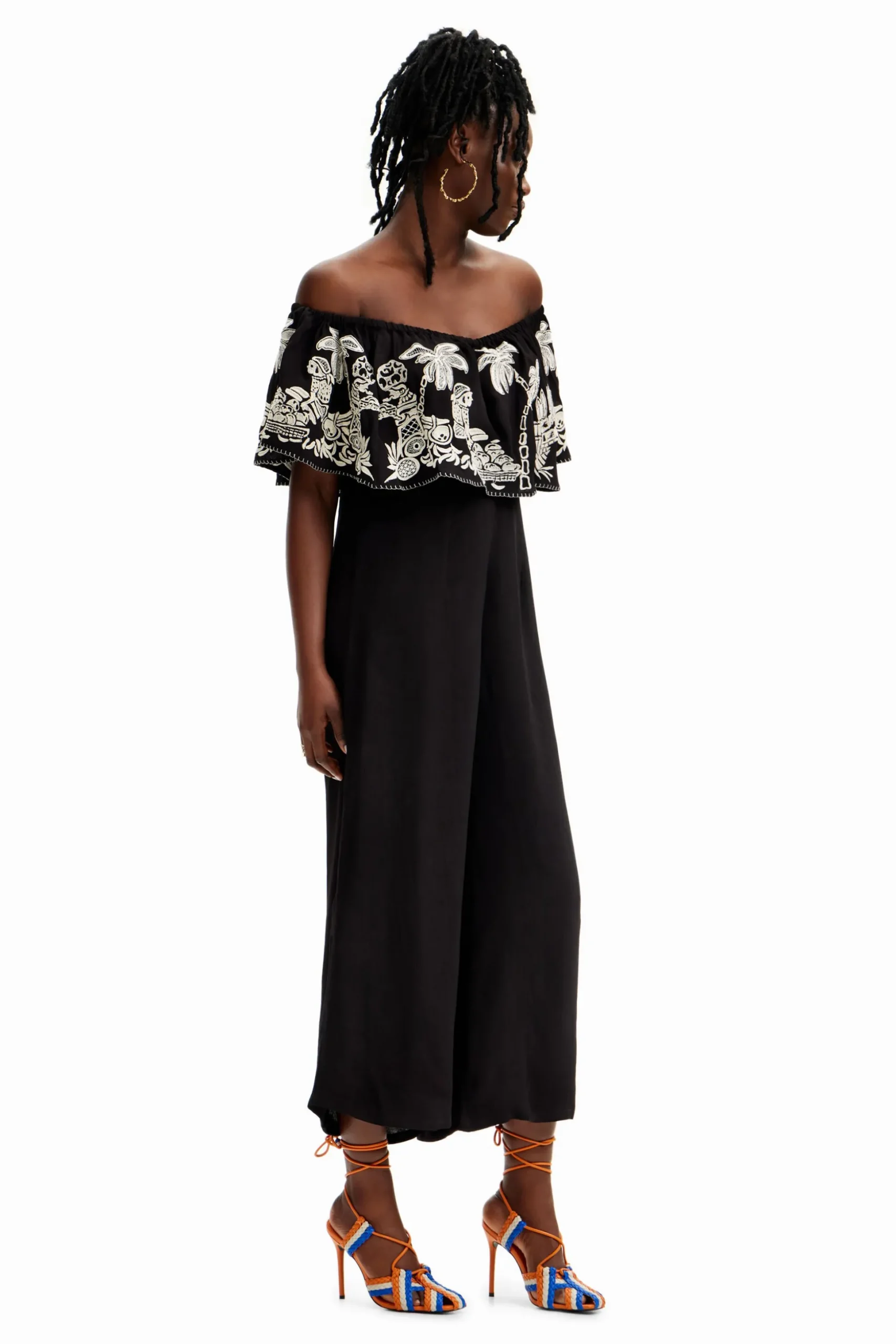 Mono midi palmeras Stella Jean
