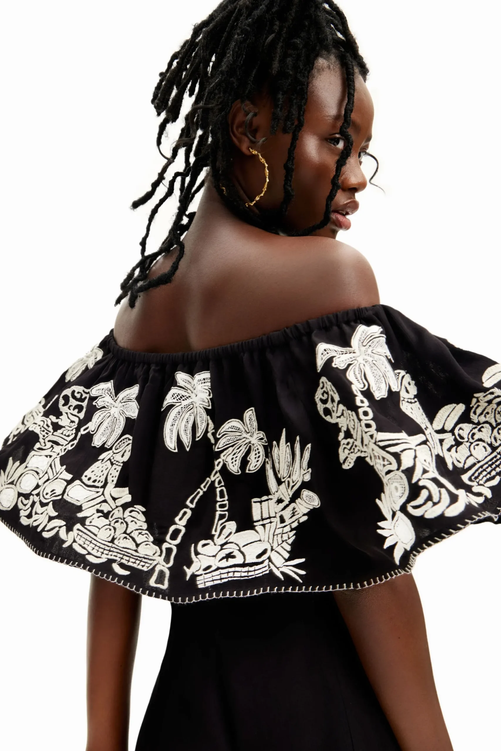 Mono midi palmeras Stella Jean