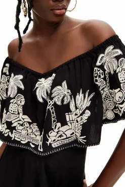 Mono midi palmeras Stella Jean