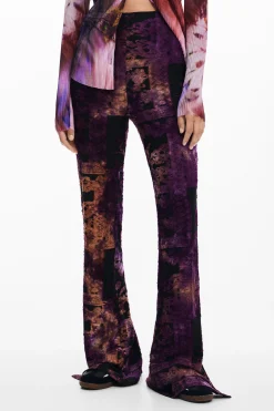 Pantalón campana devoré