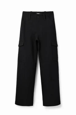 Pantalón cargo fluido