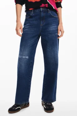 Pantalón culotte denim