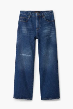 Pantalón culotte denim