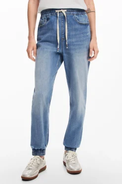 Pantalón jogger denim