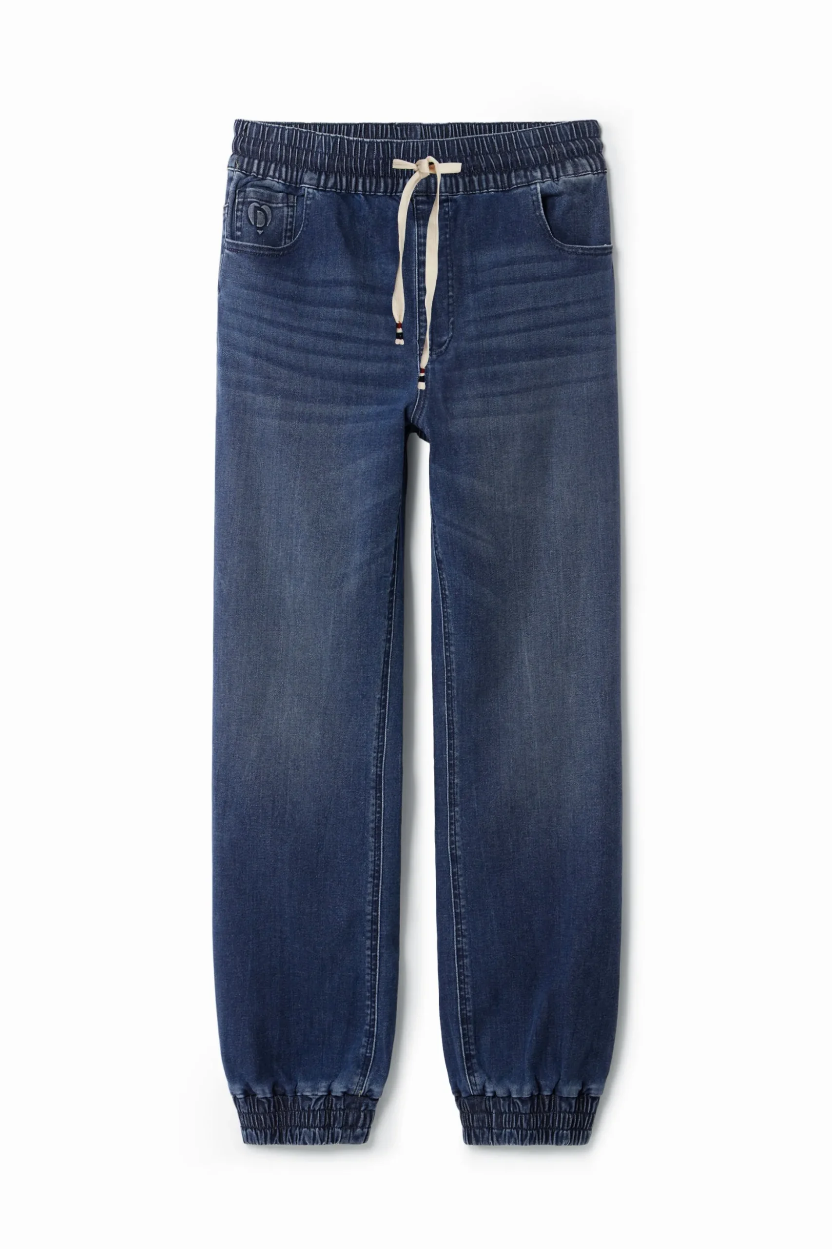 Pantalón jogger tejido vaquero