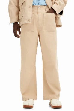 Pantalón largo bolsillos