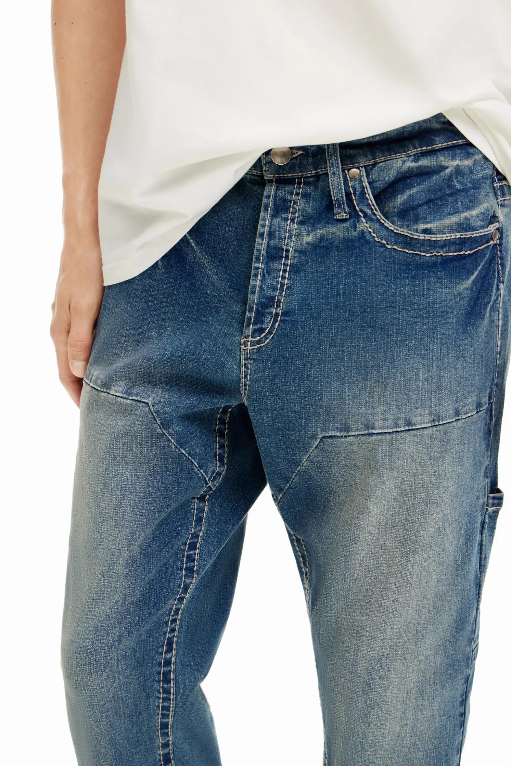 Pantalón largo denim